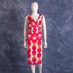 Boden Ikat Pencil Dress Sz 12L